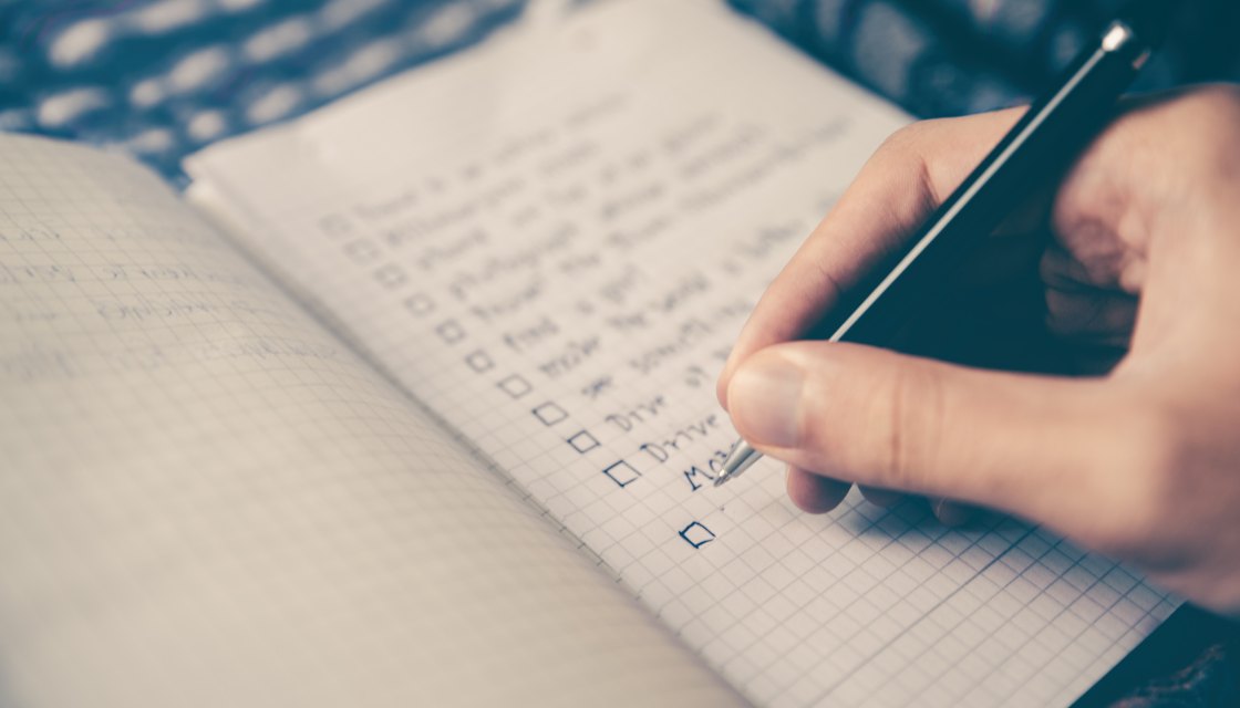 checklist for work management